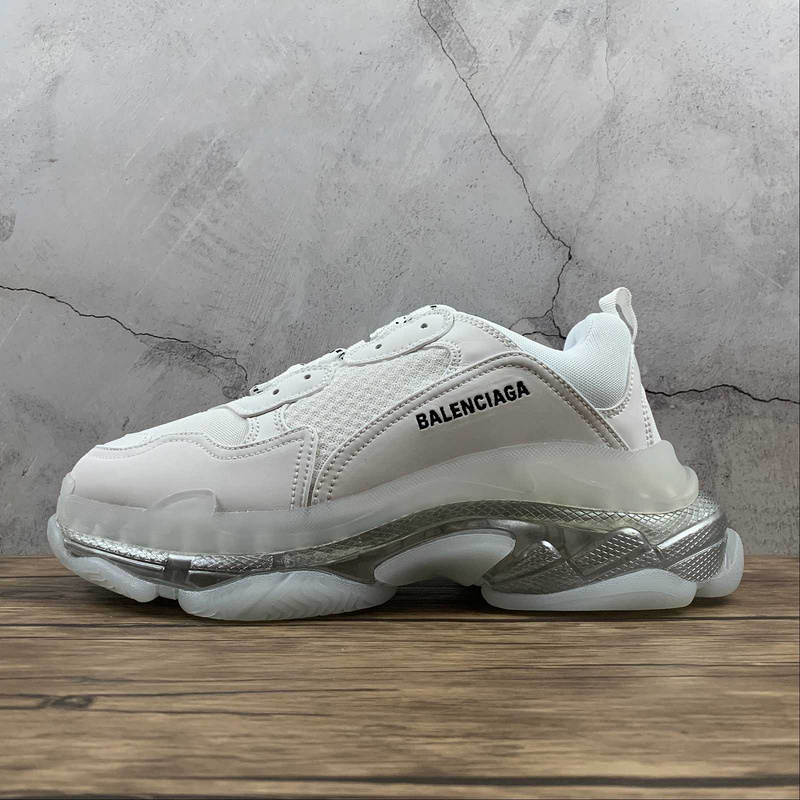 BALENCIAGA TRIPLE S 【600】[BA﹡LEN﹡CIAGA TRIPLE S WHITE∕BLACK∕WHITE]-[WOMAN︰35-39]-[MAN︰40-45](4