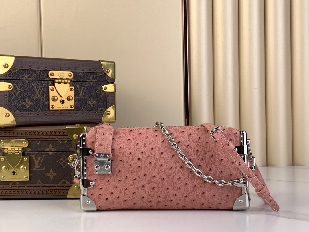 LV-Handbags M25445 Pink (Ostrich)(2FB2)