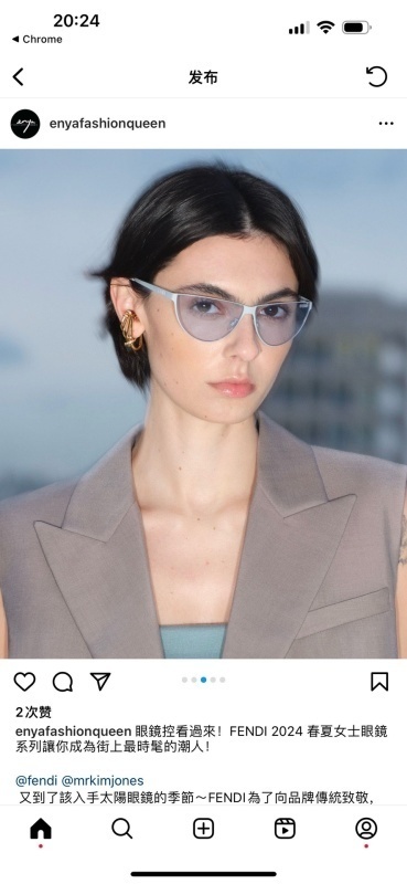 Fendi glasses -FENDI 002319A0
