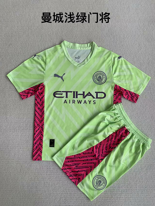 soccer jerseys Cheap city gk kids sets 2023 24 maglia calcio maillot football camisetas