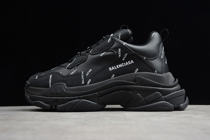 BALENCIAGA TRIPLE S 【470】[ECBA700336A]-[TRIPLE S SNEAKER DADSHOE BLACK∕BLACK∕WHITE]-[WOMAN︰35-