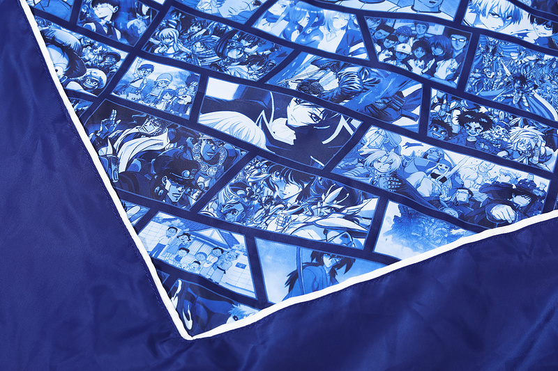 soccer jerseys japan blue comic windbreaker jakcet S XXL 87C5