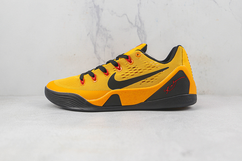 kobe 360 646701 700 KOBE 9 EM BRUCE LEE UNIVERSITY GOLD BLK LSR CRMSN MAN 40 46 CB0F