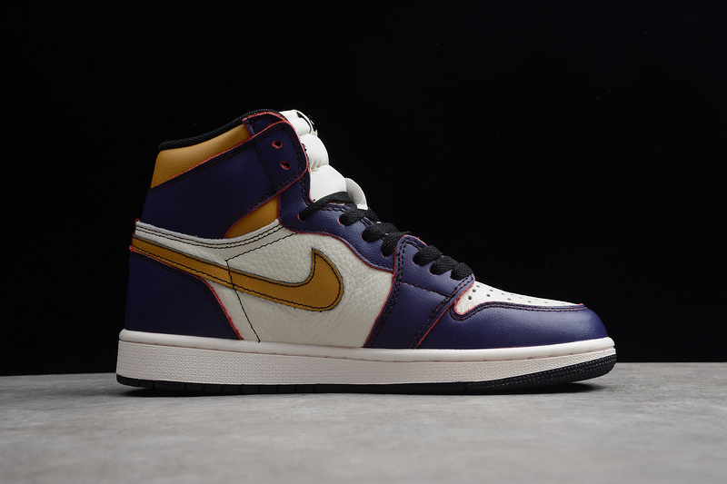 jordan 1 CD6578 507 AIR JORDAN 1 RETRO HIGH OG LA TO CHICAGO PURPLE UNIVERSITY GOLD MAN 40 46