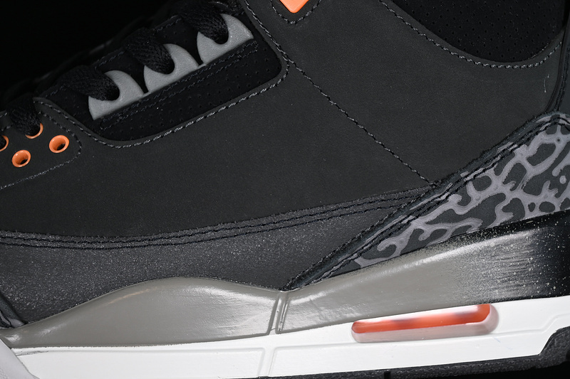 jordan 3 460 CT8532 080 AIR JORDAN 3 RETRO FEAR WHITE BLACK GREY ORANGE MAN 40 47.5... 4068