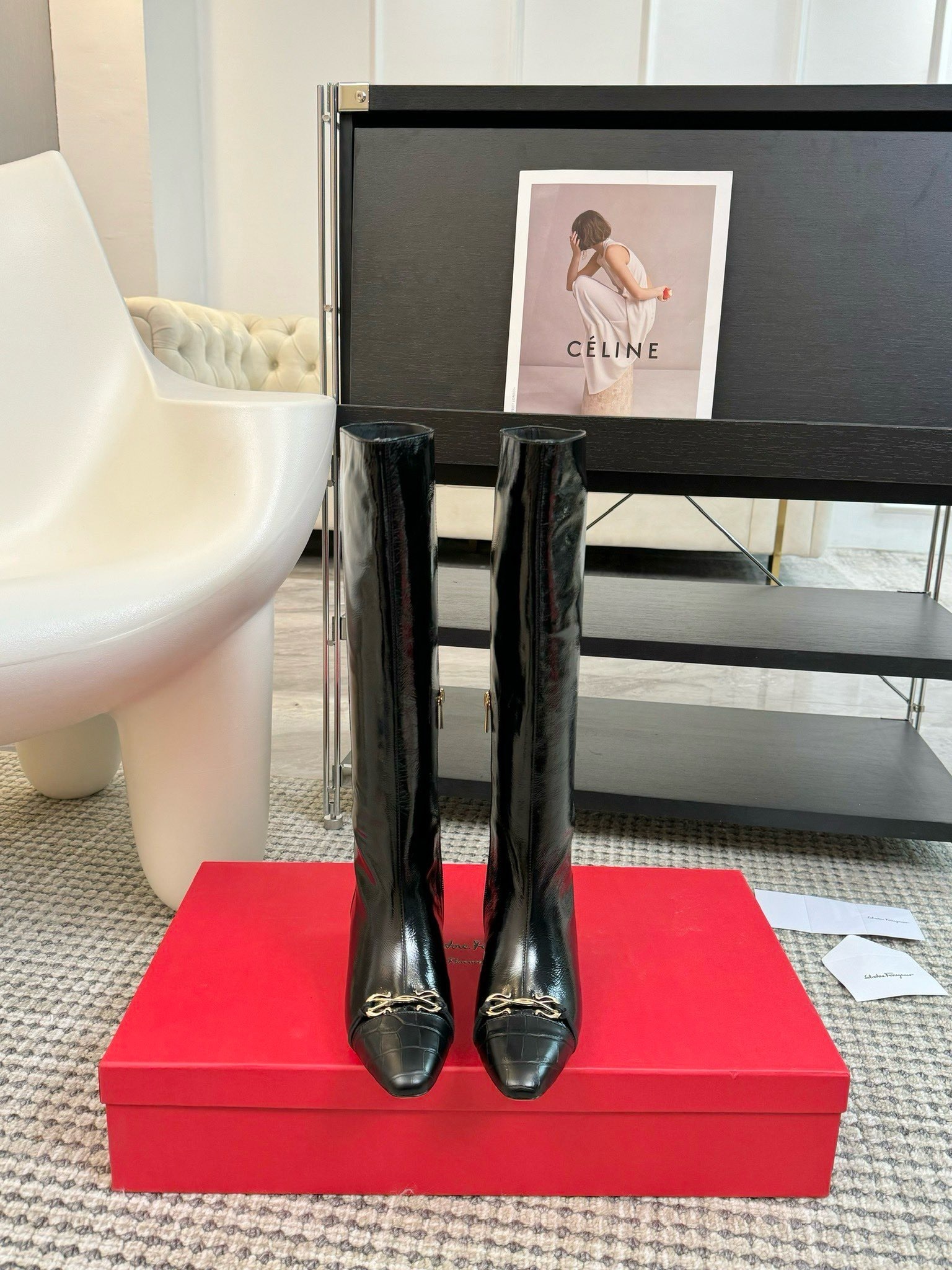 Ferragamo shoes Salvatore Ferragamo shoes size︰eu34-41 4CM 321628E(D5B5)