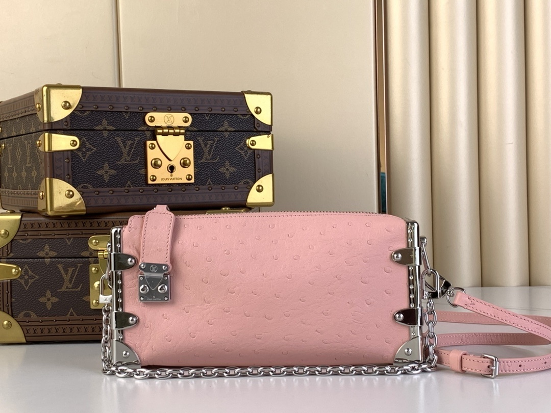 LV-Handbags M25445 Pink (Ostrich)(A9A8)