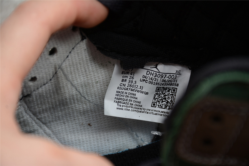 jordan 1 380 DH3097 001 GZ AIR JORDAN 1 HIGH HANDCRAFTED BLACK ARCHAEO BROWN DARK CHOCOLATE F