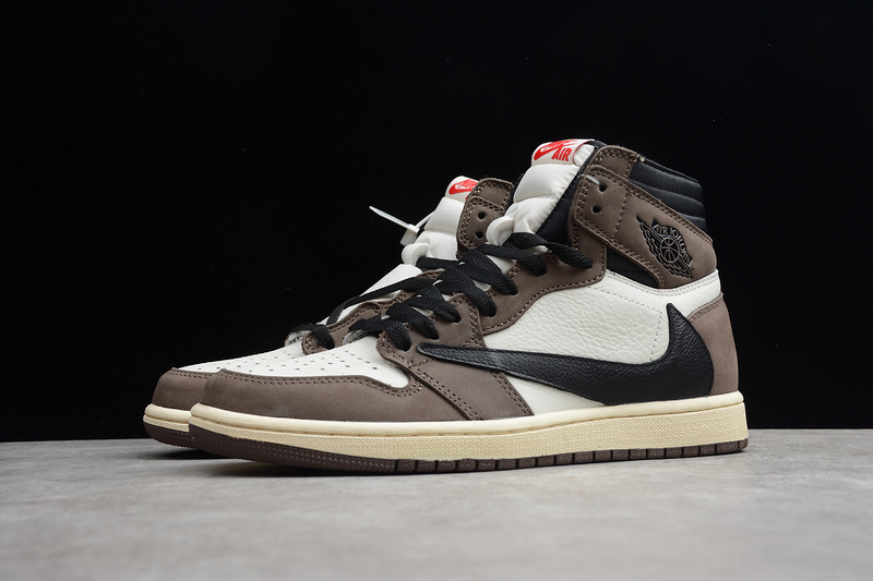 jordan 1 CD4487 100 AIR JORDAN 1 HIGH OG TRAVIS SCOTT SP DARK MOCHA UNIVERSITY RED MAN 40 47.