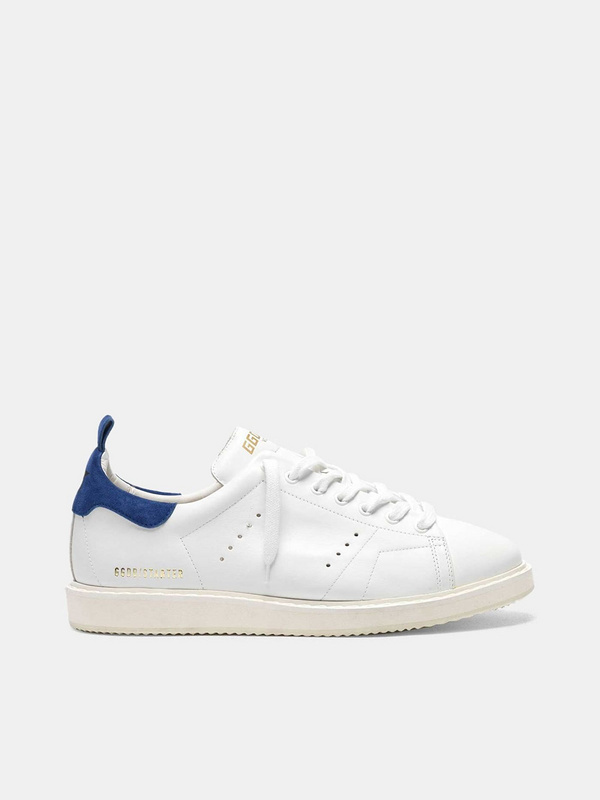 golden goose Starter sneakers in leather with suede heel tab(F351)