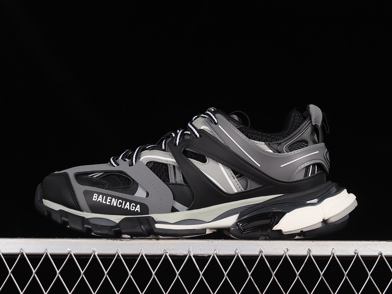 BALENCIAGA TRACK 【550】[W2ND32201]-[BA﹡LEN﹡CIAGA TRACK TESS S.GOMMA SNEAKER BLACK∕GREY∕WHITE]-[