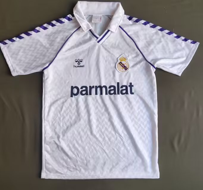 retro jersey Real madrid retro home jerseys 1986 maglia calcio maillot football camiset