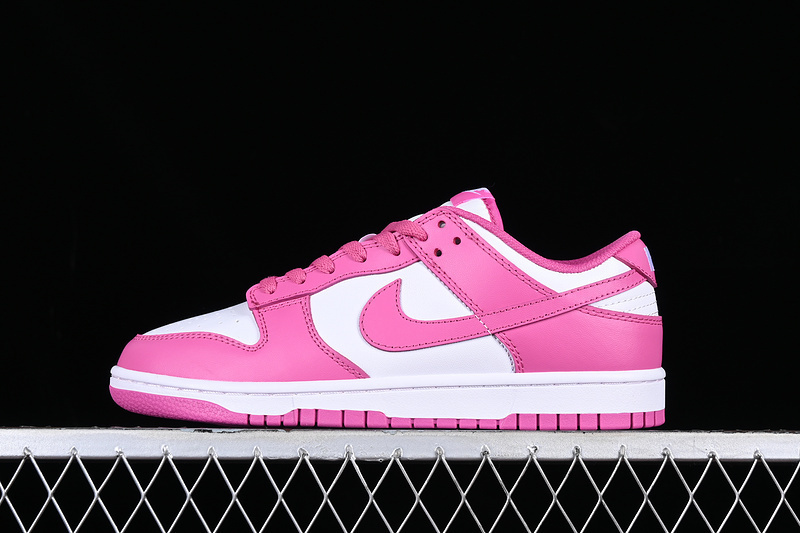 dunk 300 FJ0704 100 DUNK LOW SB WHITE ACTIVE FUCHSIA WOMAN 35.5 39 MAN 40 47.5 91EA