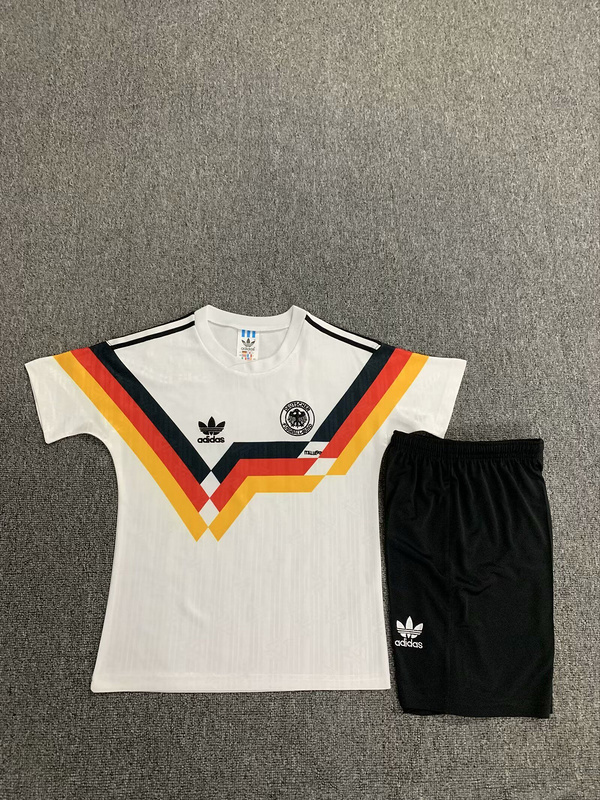 vintage Germany retro kids sets 1994 maglia calcio maillot football camisetas futbol023