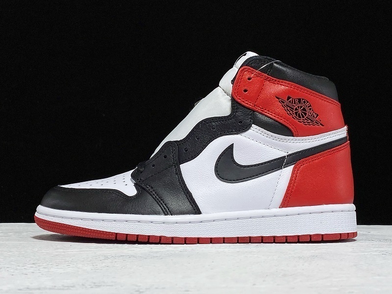 jordan 1 490 CD0461 016 GET AIR JORDAN 1 RETRO HIGH SATIN BLACK TOE BLACK WHITE MAN 40 46 08E