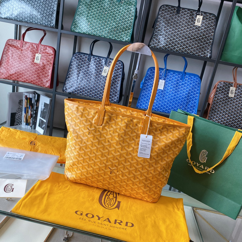 Yellow Goya Zipper Artois Dog Teeth Bag 348C