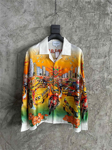casablanca 11 CASABLANCA Silk Shirt Top Version EAF5