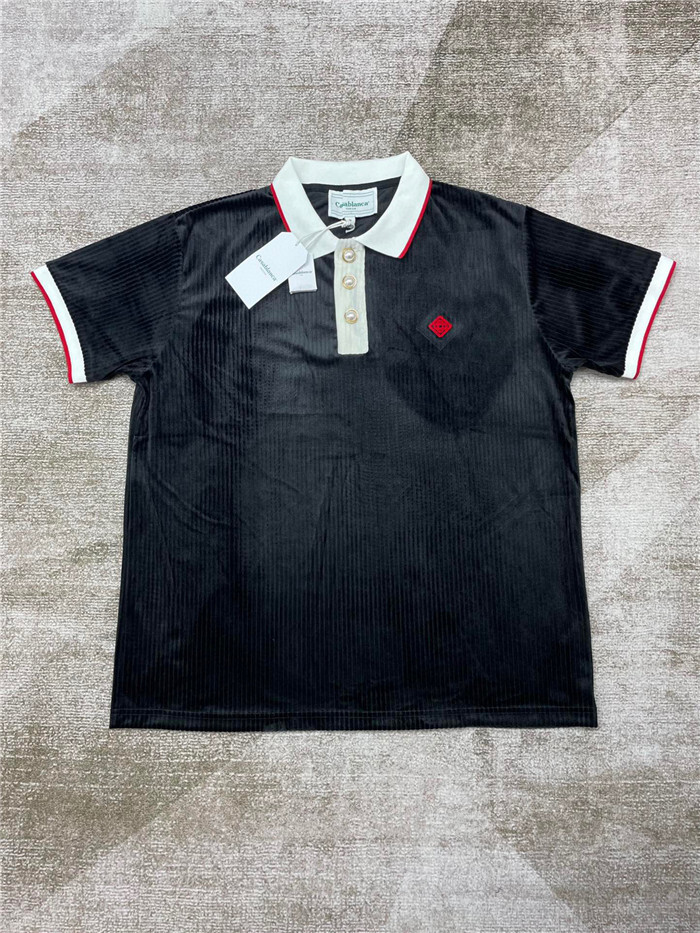 CASABLANCA Clothes CASABLANCA Polo Shirt Top Version(0A37)