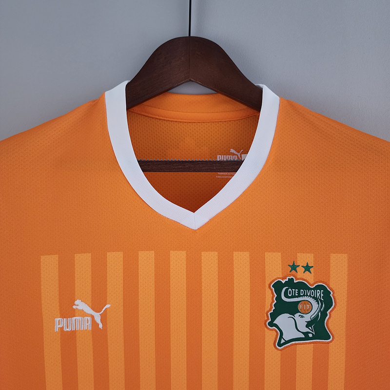 maison mihara Ivory Coast 22-23 home orange S-XXL(F3CB)