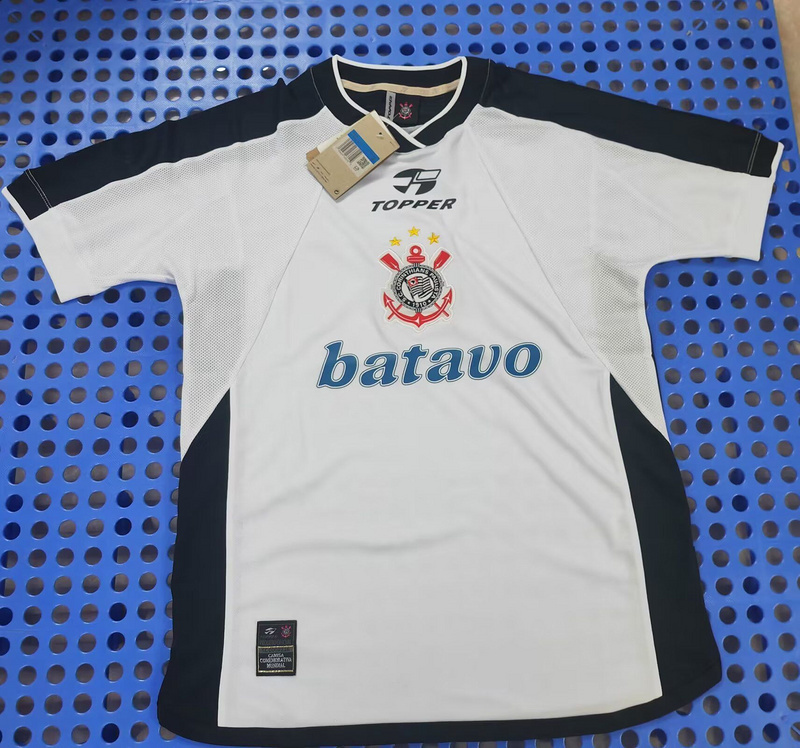 jersey 2000 Corinthians Home Retro Soccer Jerseys(1374)