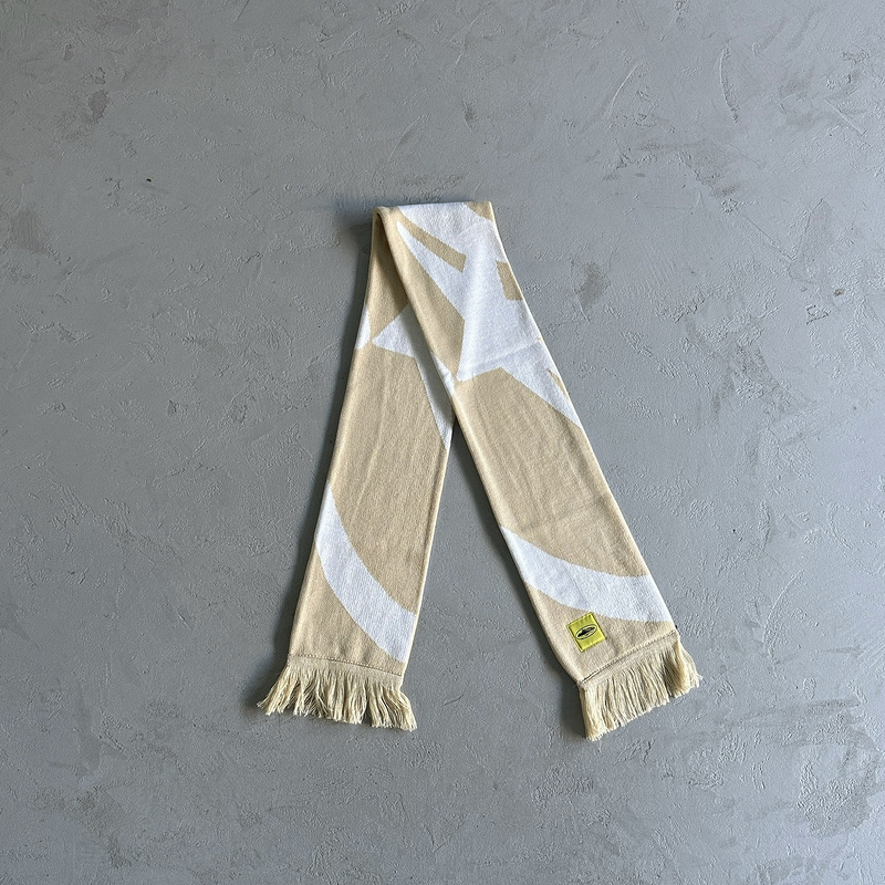 goat 75 beige and white scarf7312