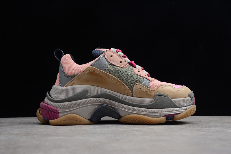 triple s ECBA7006776C TRIPLE S SNEAKER DADSHOE PINK GREY BROWN UNISEX 35 45 1.8 200 50B9