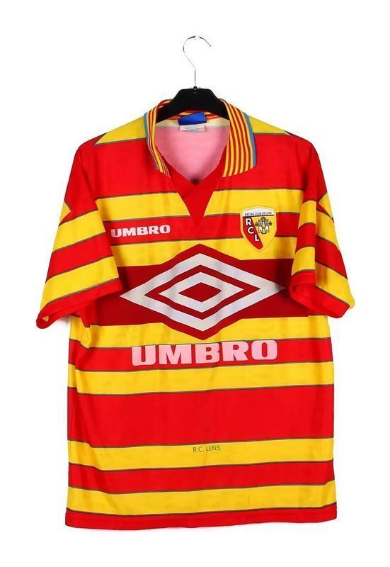 vintage Lens retro soccer jersey 1997 maglia calcio maillot football camisetas futbol41