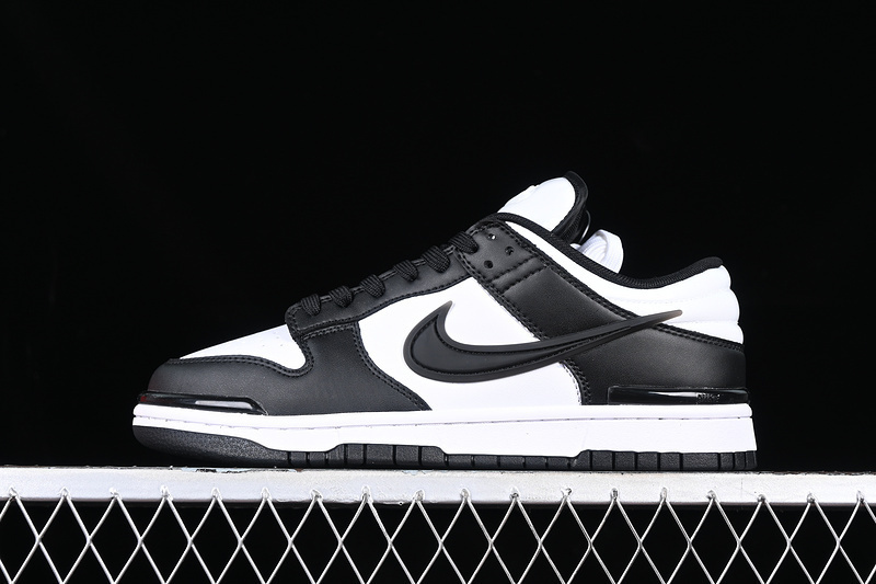 dunk 280 DZ2794 001 DUNK LOW TWIST PANDA BLACK BLACK WHITE WOMAN 35.5 39 MAN 40 47.5 4F11