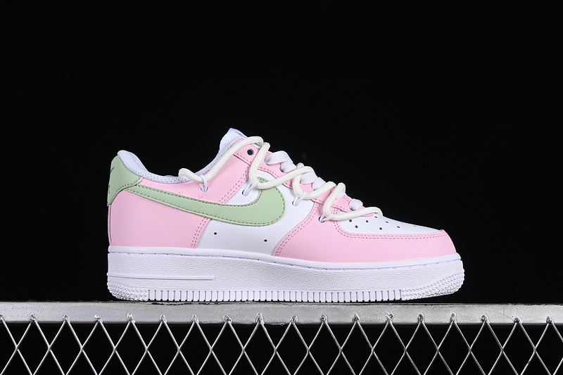 air force 1 340 VV1998 013 AIR FORCE 1 07 LOW WHITE PINK GREEN WOMAN 35.5 39 MAN 40 45 BAB9