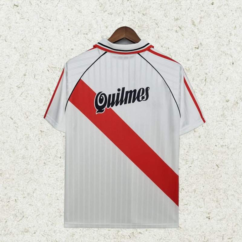 Retro River Plate 95∕96 home soccer jersey Camiseta de futebol maillyupoo camisas de time