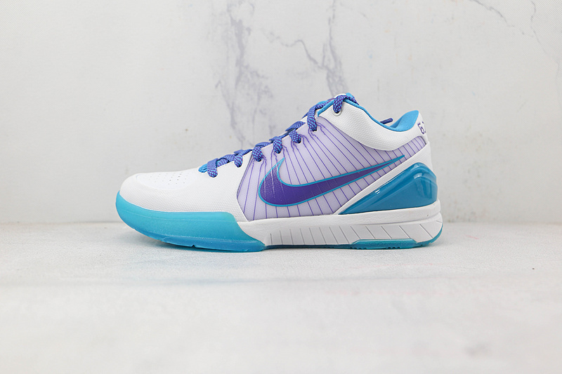 kobe 400 AV6339 100 ZOOM KOBE 4 PROTRO DRAFT DAY WHITE ORION BLUE VARSITY PURPLE MAN 39 46 C5