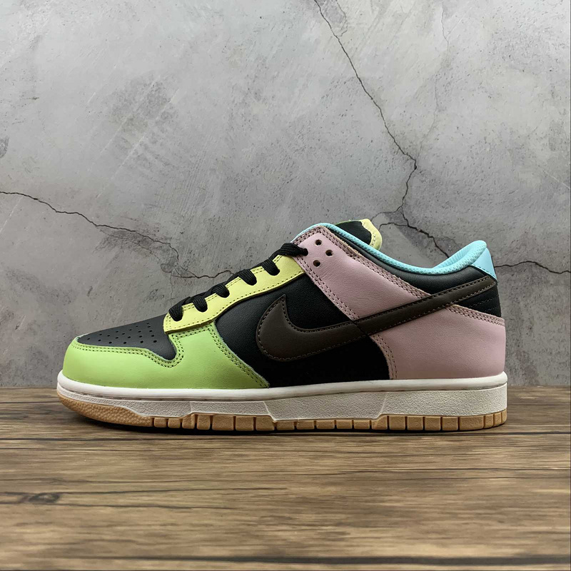 dunk 400 DH0952 001 SB DUNK LOW SE FREE.99 BLACK DARK CHOCOLATE COPA PINK FOAM UNISEX 36 47.5