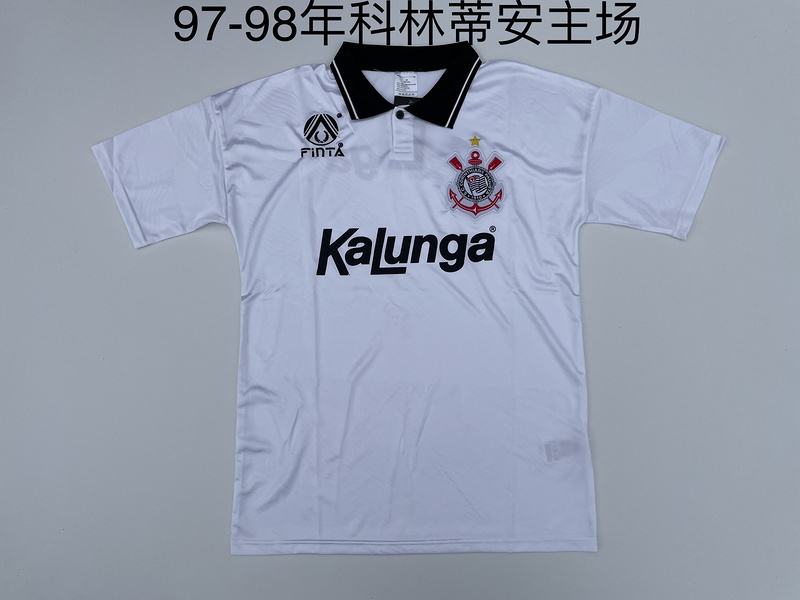 retro jersey Corinthian retro soccer jerseys 1997 maglia calcio maillot football camisetas fu