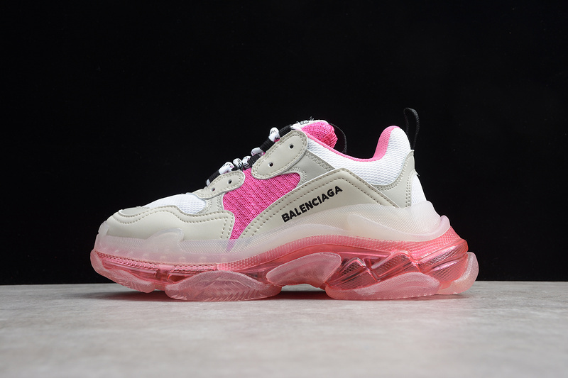 triple s 340 TRIPLE S SNEAKER DADSHOE PINK GREY OFF WHITE WOMAN 36 40 CA62
