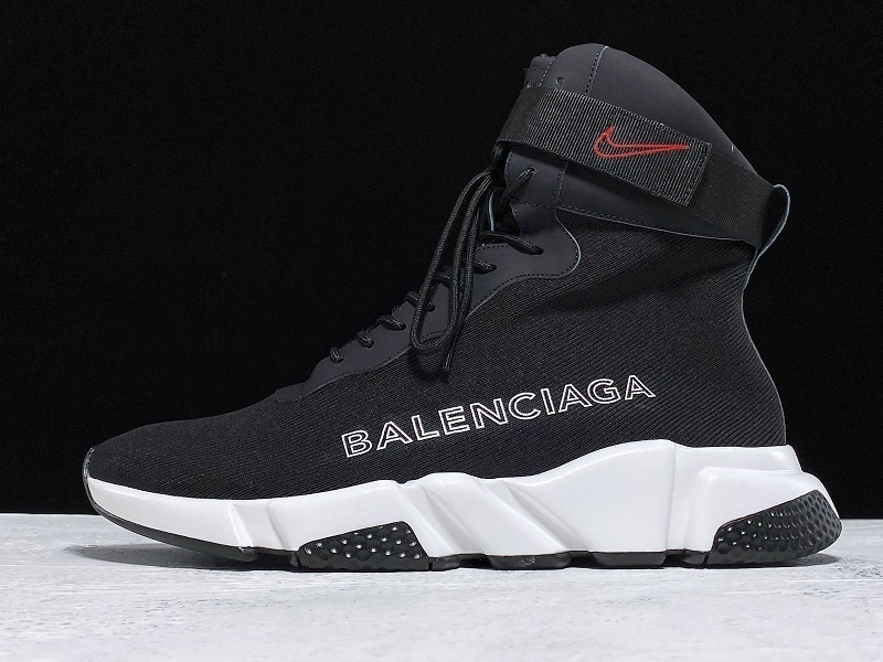 BAL-ENCIA-GA SPEED 【420】[SPEED TRAINER X AIR FORCE BLACK∕WHITE]-[WOMAN︰34-39]-[MAN︰40-45](A0BF