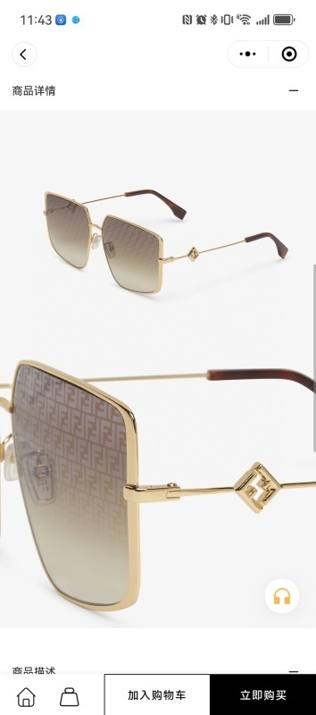 Fendi glasses -FENDI 0233DBF3