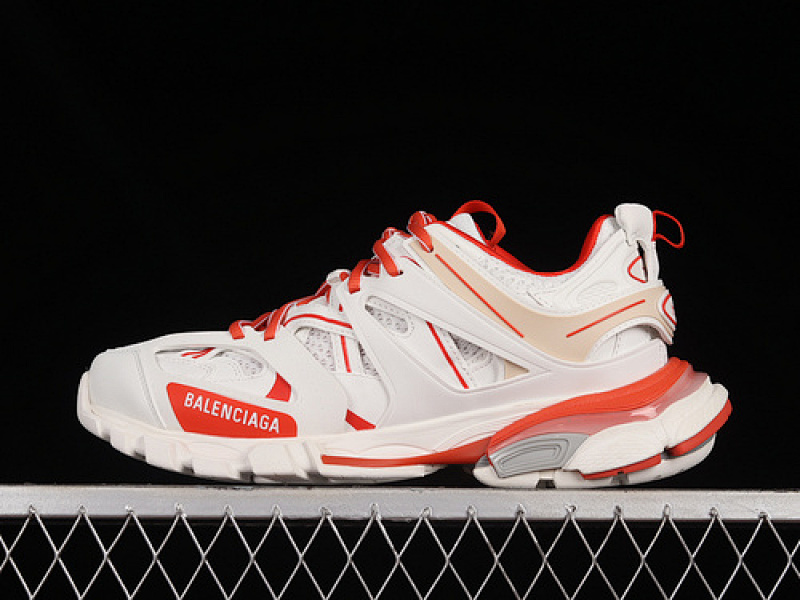 BALENCIAGA TRACK 【550】[W1GC49066]-[BA﹡LEN﹡CIAGA TRACK TESS S.GOMMA SNEAKER WHITE∕WHITE∕ORANGE]