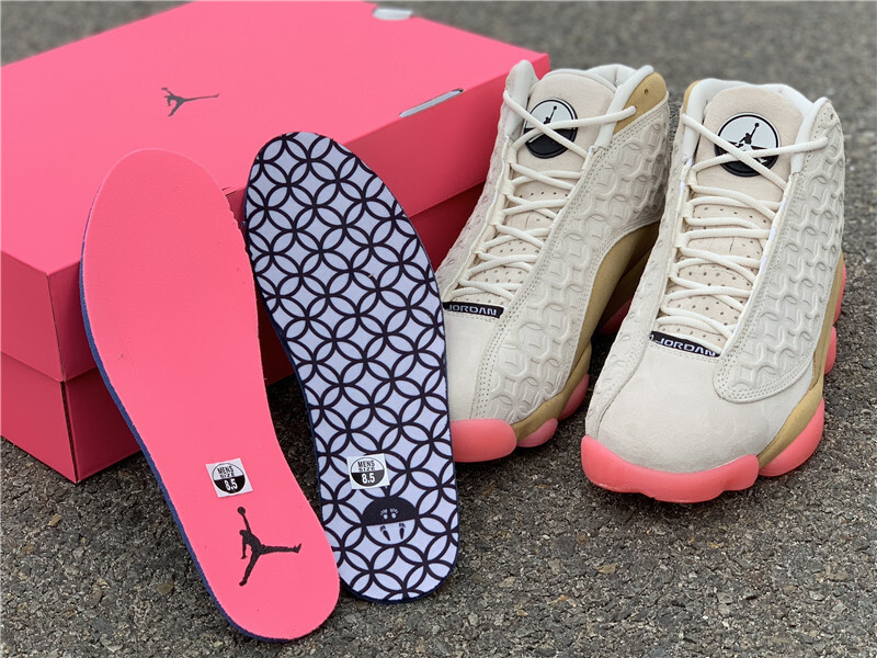 【600】[CW4409-100]-[AIR JORDAN 13 RETRO CHINESE NEW YEAR PALE IVORY∕PINK]-[MAN︰4aj 13