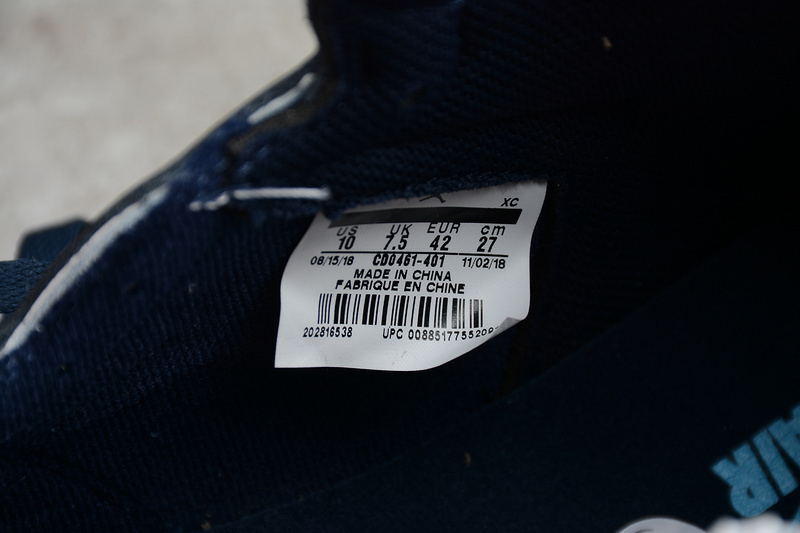 jordan 1 CD0461 401 CJ AIR JORDAN 1 HIGH OG UNC PATENT LEATHER OBSIDIAN BLUE WHITE MAN 40 45