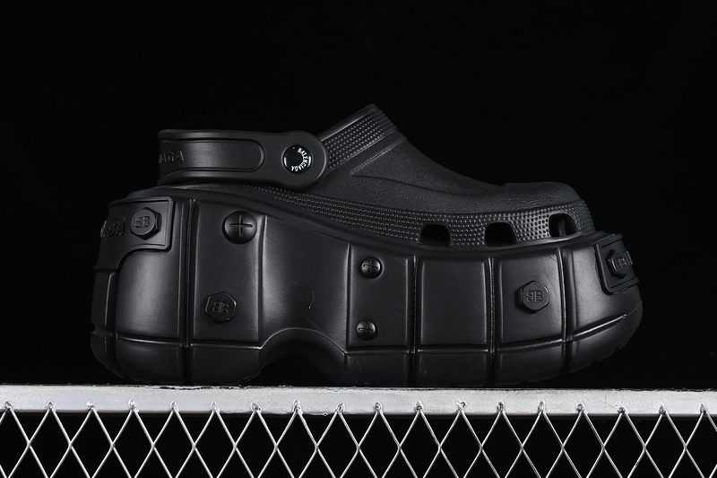 Sandal 【300】[W1S8N1010]-[BA﹡LEN﹡CIAGA HARDCROCS SLIDE BLACK]-[WOMAN︰36-39]-[MAN︰40-45] 4