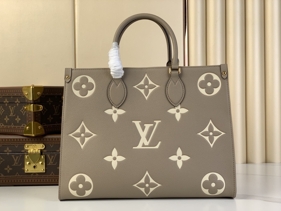 LV-Handbags M45595 Grey (embossed)(FAFC)