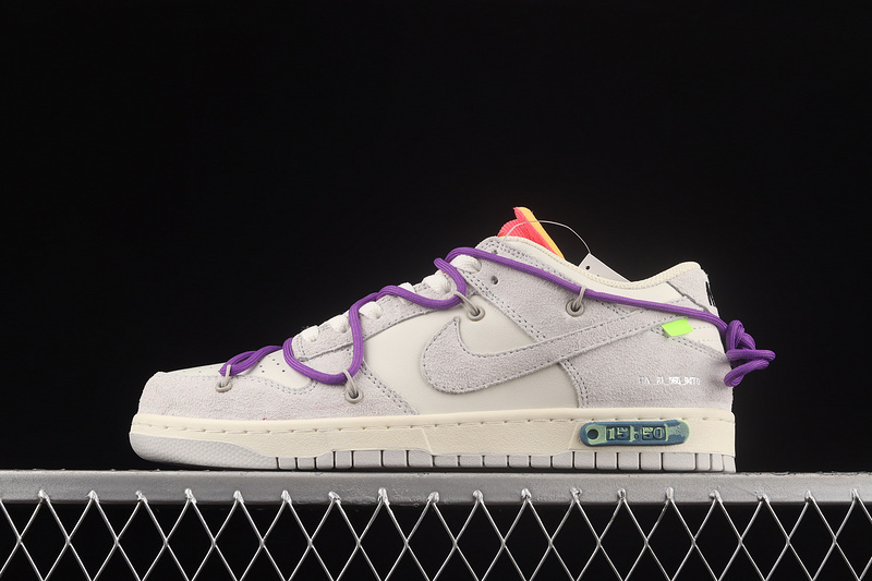 dunk 330 DJ0950 101 OW X SB DUNK LOW LOT 15 OF 50 SAIL NEUTRALGREY UNISEX 36 47.5 FF57