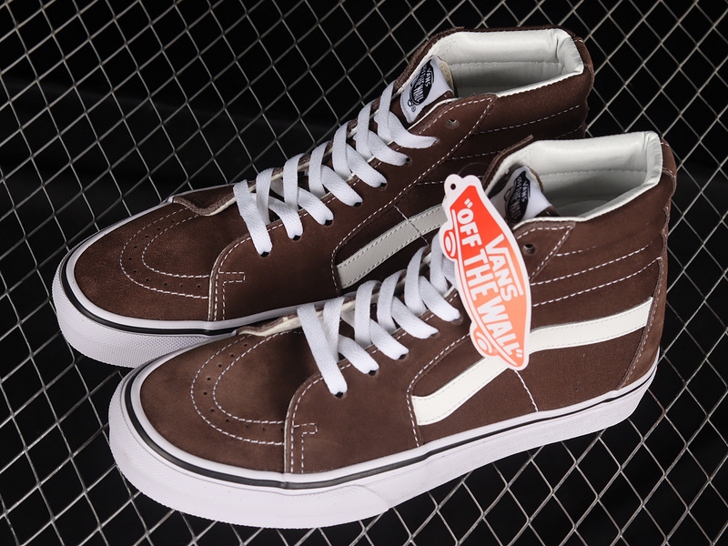 [VN0A5JMJ8EE]-[SK8-HI RAIN DRUM BROWN∕WHITE]-[WOMAN︰35-39]-[MAN︰40-44](F435)