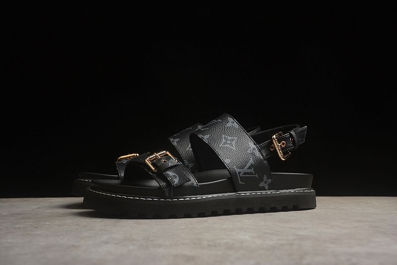 Sandal 【320】[LOUIS VUITTON A COLLECTION OF BEACH SANDALS BLACK]-[WOMAN︰35-40] 43DB