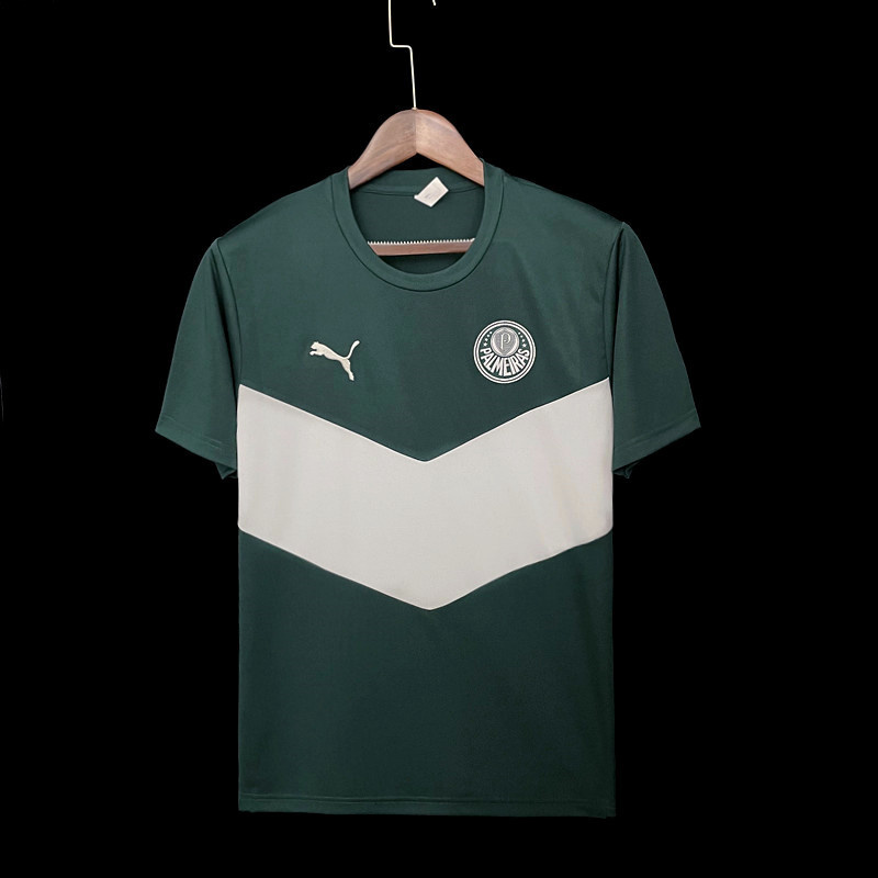 22∕23 Palmeiras pre-match training green+white S-XXL(D093) palmeiras
