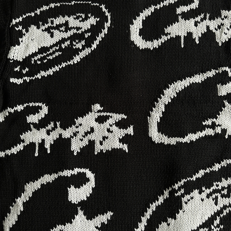 goat 265 heavy knit jacquard sweaterB209