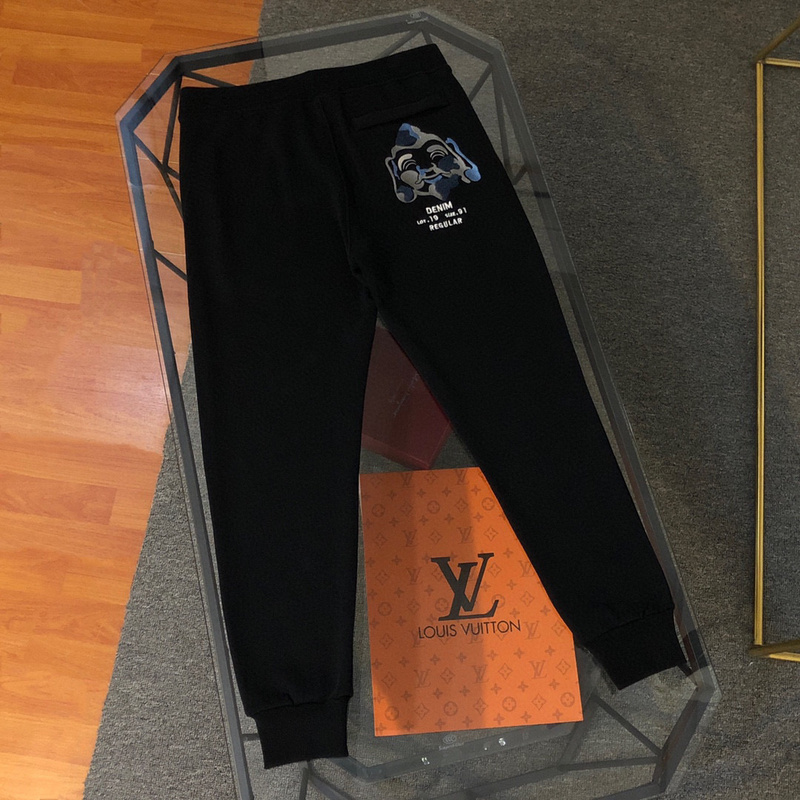 EVISU 1680）EVISU 福神 24新款 刺繡 佛頭 字母 家徽 長褲 棉褲 時尚 潮�_001