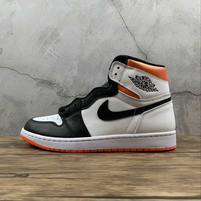 jordan 1 360 555088 180 AIR JORDAN 1 RETRO HIGH OG ELECTRO ORANGE WHITE ELECTRO ORANGE BLACK