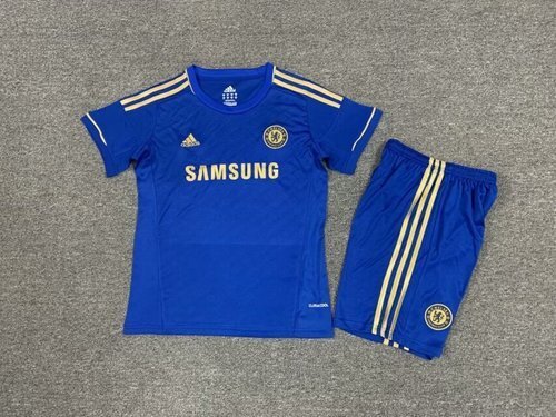 vintage Chelsea 2012 home retro Kids Sets maglia calcio maillot football camisetas futb