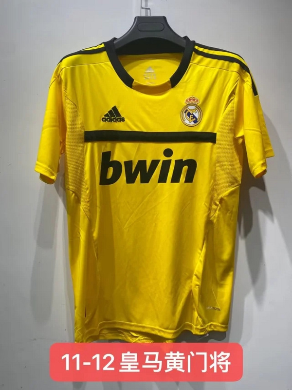 vintage Real madrid Retro GK soccer jerseys 2011 maglia calcio maillot football camiset